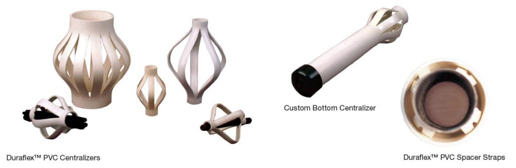 C&M Duraflex PVC centralizer